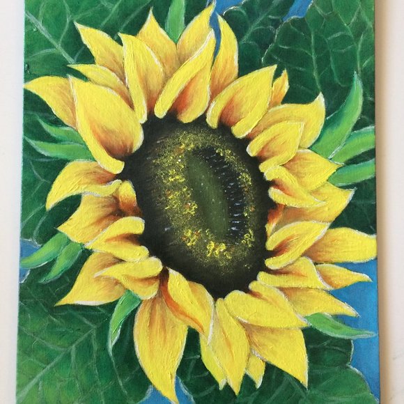 SOLD - Original Hand Painted- Cherry Blossom Oil Painting - Picture 4 of 4